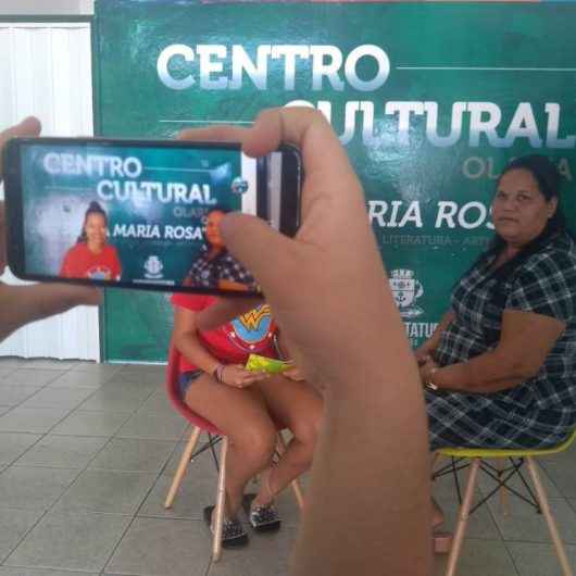 Alunos do ‘Projeto Jovem Repórter’ da EMEF Luiz Silvar do Prado visitam Centro Cultural do bairro Olaria