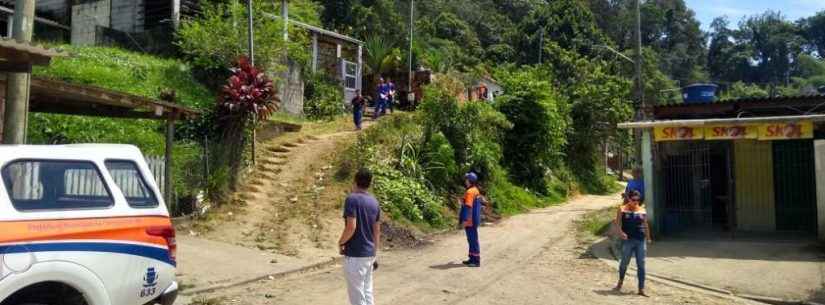 Prefeitura de Caraguatatuba faz vistoria técnica no Morro do Chocolate visando regularização fundiária do bairro