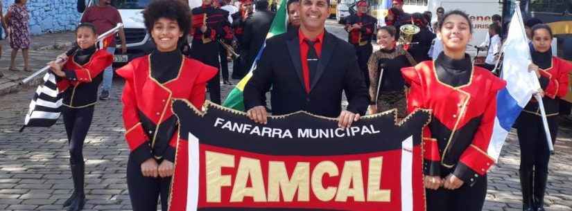 Famcal representa Caraguatatuba em festival de Bandas e Fanfarras