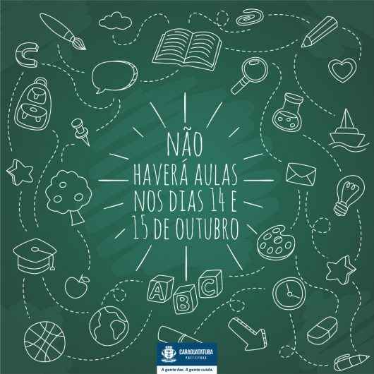 Dia do Professor: aulas da rede municipal estarão suspensas na segunda e terça-feira