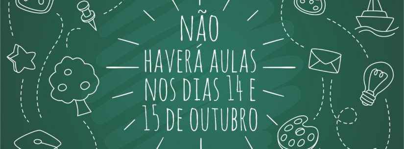 Dia do Professor: aulas da rede municipal estarão suspensas na segunda e terça-feira