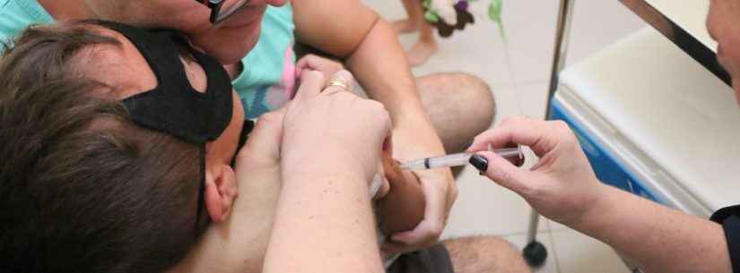 Caraguatatuba já imunizou mais de 350 crianças na Campanha de Vacinação Contra Sarampo