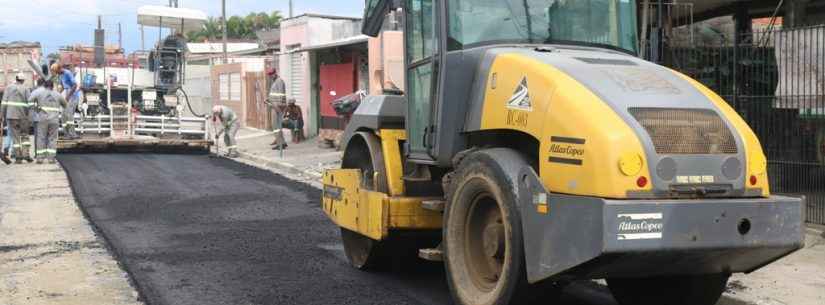 Prefeitura intensifica obras de repavimentação e drenagem no Barranco Alto