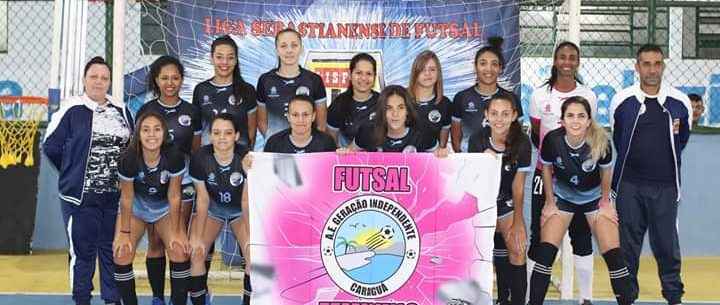 Time de Futsal Feminino de Caraguatatuba busca terceiro título em campeonato