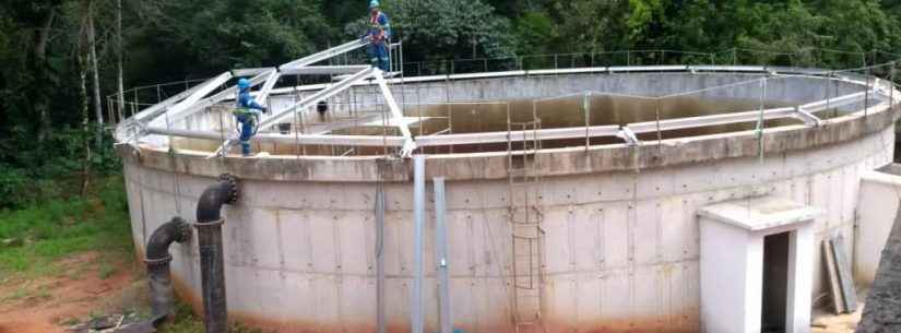 Sabesp realiza melhorias no reservatório do sistema Guaxinduba, em Caraguatatuba