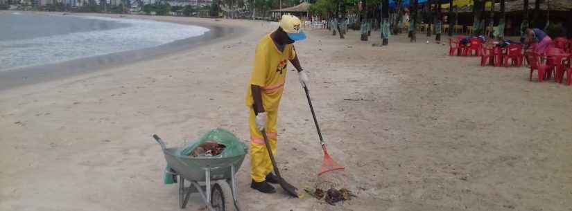 Prefeitura intensifica limpeza de praias para a alta temporada