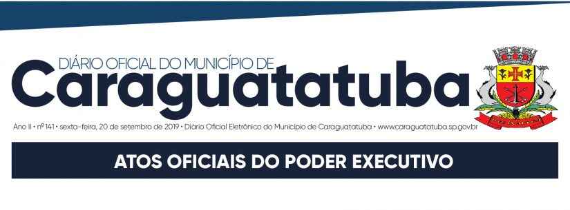 Atos oficiais da Prefeitura de Caraguatatuba serão publicados diariamente a partir de segunda-feira