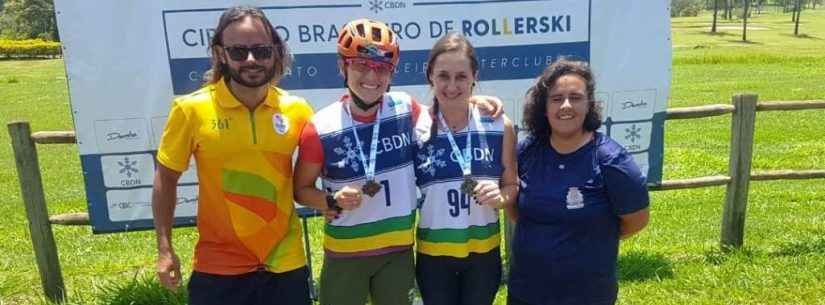 Duas atletas de Caraguatatuba são campeãs brasileiras em Circuito de Rollerski