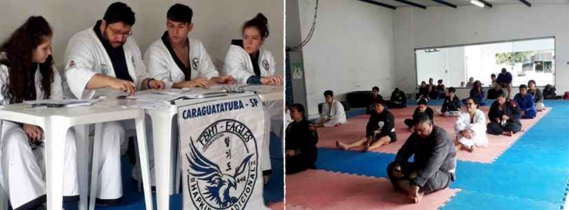 Equipe Eagles de Hapkido realiza exame de troca de faixa