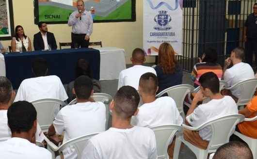 Fundo Social de Caraguatatuba encerra curso de Servente de Pedreiro no Centro de Detenção Provisória (CDP)