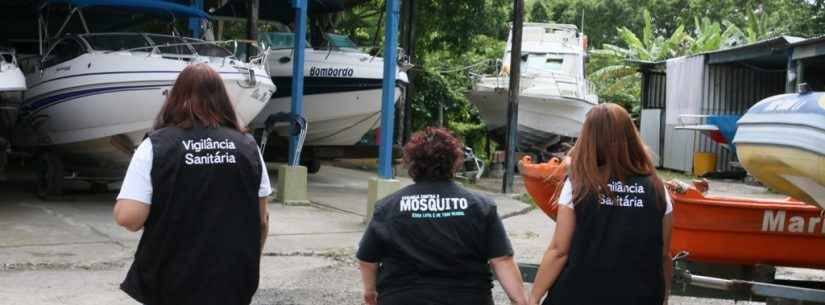 Marinas e casas de Caraguatatuba recebem vistorias para eliminar criadouros da dengue