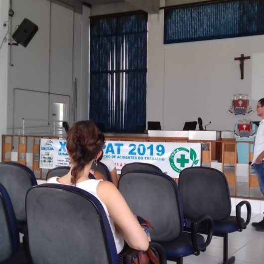 Servidores da Prefeitura de Caraguatatuba ministram palestra 14ª SIPAT da Prefeitura de Ubatuba