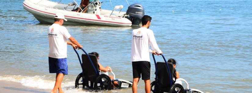 Praia Acessível: Caraguatatuba garante atividades gratuitas para pessoas com deficiência e idosos