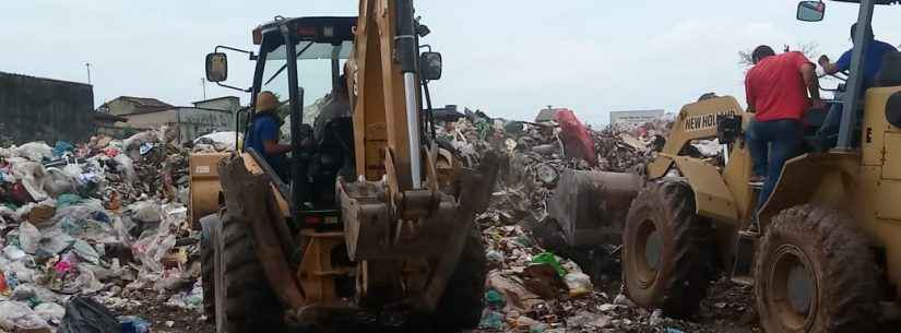Ação integrada desativa lixão clandestino em área do Travessão