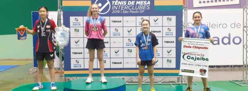 Atletas de Caraguatatuba conquistam ouro e bronze no 53° Campeonato Brasileiro Interclubes de Tênis de Mesa