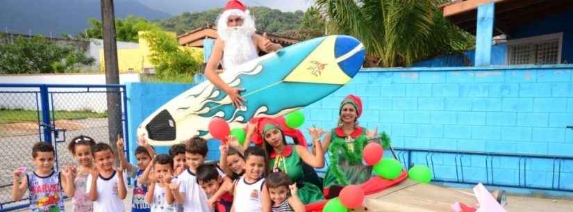 CEI/EMEI Profª Vera da Silva Santos, no Portal da Fazendinha, realiza festa de Natal para alunos