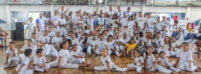 Alunos de capoeira se formam no Cemug em encontro que reuniu professores e mestres