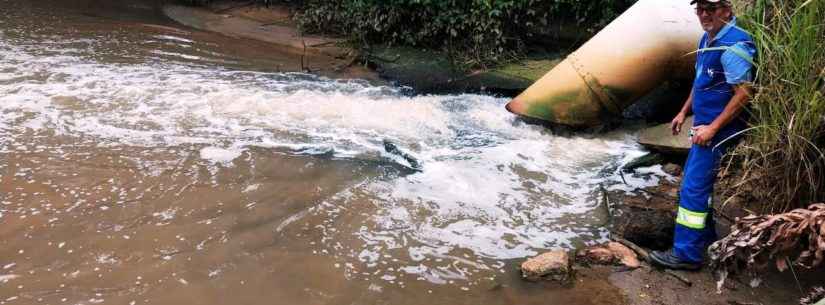 Prefeitura faz fiscalização e descarta lançamento de esgoto no Rio Cocanha
