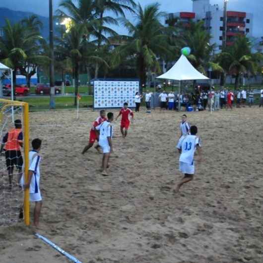 Inscrições para o Torneio de Verão de Beach Soccer estarão abertas a partir desta quarta-feira