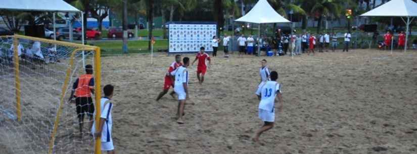 Inscrições para o Torneio de Verão de Beach Soccer estarão abertas a partir desta quarta-feira