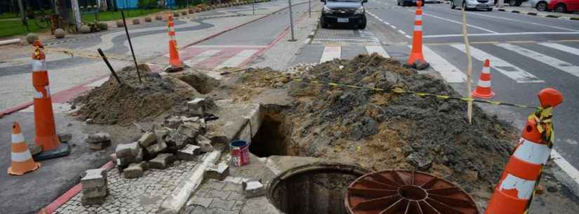 Prefeitura faz ligação de esgoto da Praça da Cultura à rede coletora da Sabesp