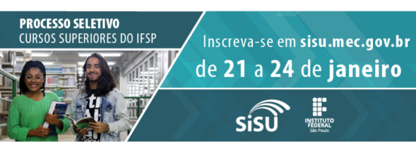 SISU 2020: Instituto Federal de Caraguatatuba oferta 200 vagas para cinco cursos superiores