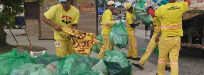 Prefeitura garante praias e cidade limpa e recolhe 2 mil toneladas de lixo entre Natal e Ano Novo