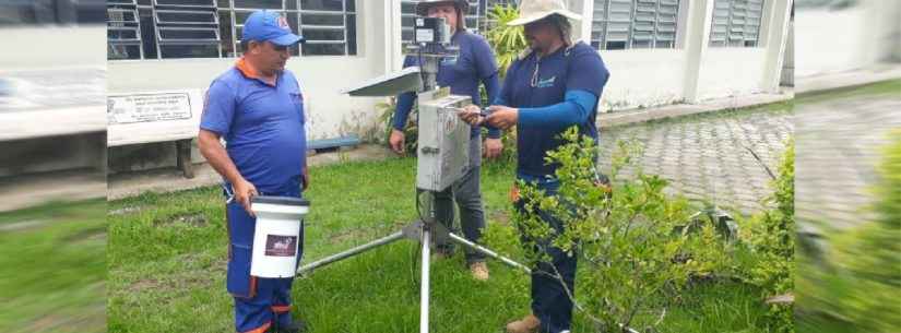 Pluviômetros instalados em Caraguatatuba passam por manutenção técnica