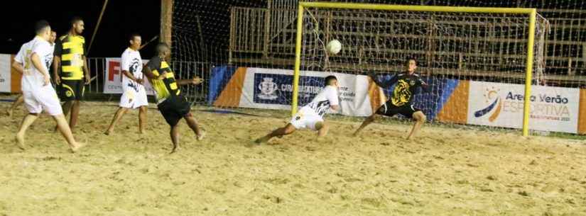 Torneio de Beach Soccer tem disputas acirradas na Arena Verão Esportiva 2020