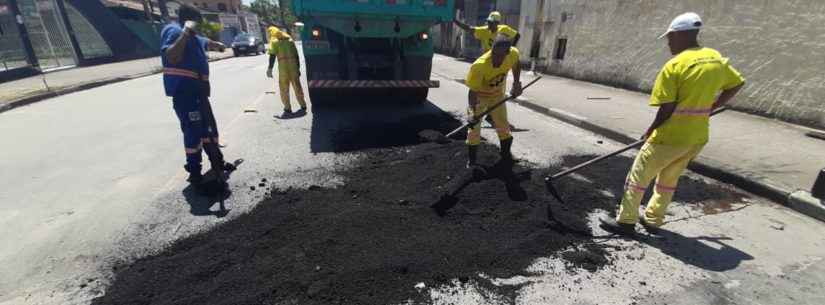 Operação Tapa-buracos já realizou serviços em nove bairros