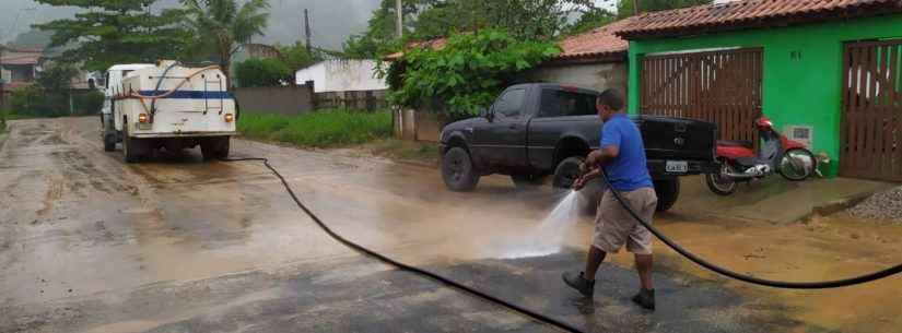 Prefeitura realiza força-tarefa de limpeza nos bairros Perequê-Mirim e Pegorelli