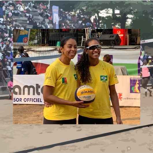 Atletas de Vôlei de Praia de Caraguatatuba conquistam vice-campeonato em Torneio no Camarões