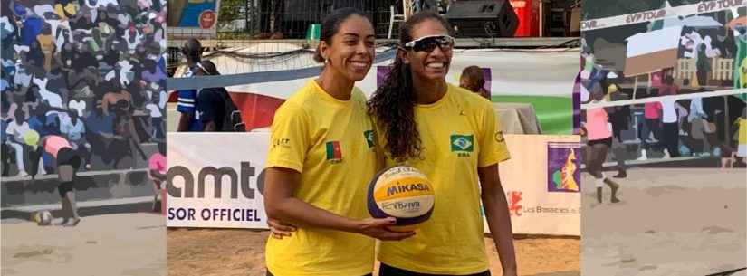 Atletas de Vôlei de Praia de Caraguatatuba conquistam vice-campeonato em Torneio no Camarões