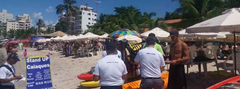 Com foco no Carnaval, Marinha do Brasil e Prefeitura de Caraguatatuba realizam ações preventivas nas praias