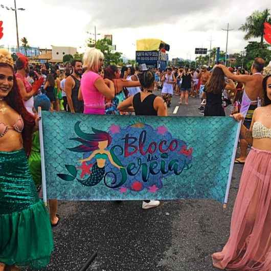 Bloco das Sereias toma conta, pela primeira vez, das ruas de Caraguatatuba no Carnaval 2020