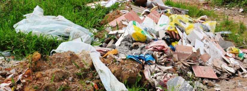 Prefeitura realiza 70 autuações por descarte irregular de resíduos apenas no mês de janeiro
