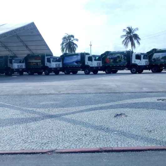 Coleta de lixo em Caraguatatuba tem reforço de seis novos caminhões