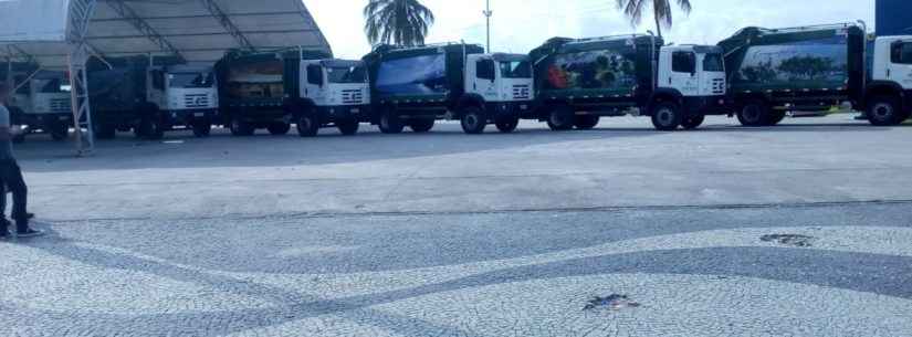 Coleta de lixo em Caraguatatuba tem reforço de seis novos caminhões