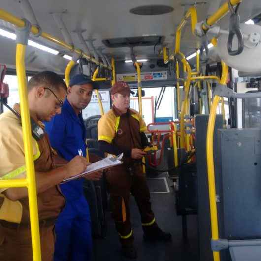 Prefeitura de Caraguatatuba realiza vistoria anual nos ônibus da Praiamar