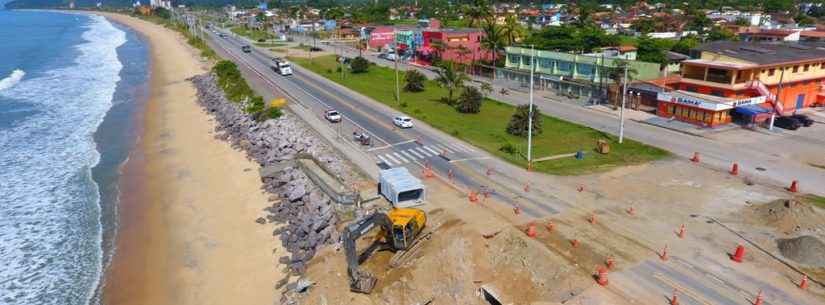 Obras de construção do canal extravasor no Massaguaçu têm autorização do DER e Cetesb Obras de construção do canal extravasor no Massaguaçu têm autorização do DER e Cetesb