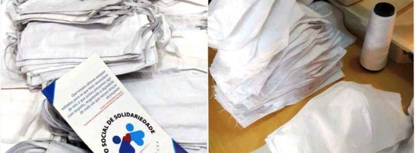 Fundo Social de Caraguatatuba doa 100 kits de máscaras à Polícia Militar