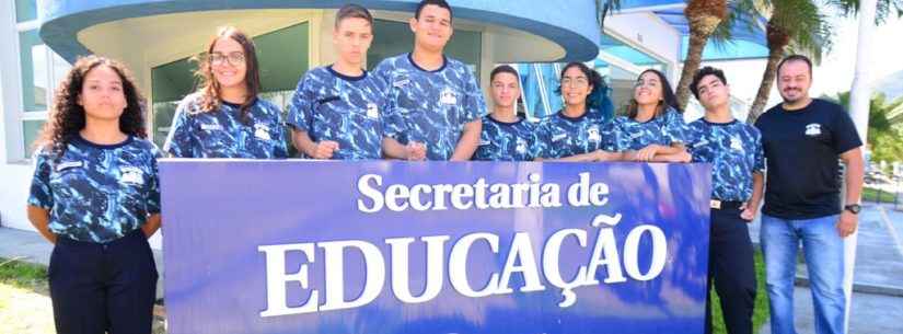 Integrantes da Guarda Mirim de Caraguatatuba iniciam atividades como jovens aprendizes