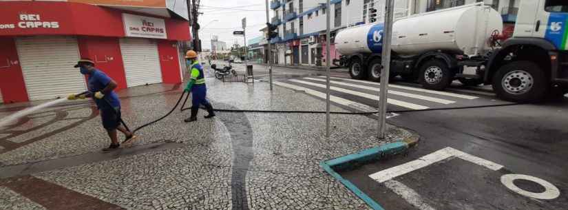 Serviços de higienização da Prefeitura e Sabesp são realizados de Norte a Sul em Caraguatatuba