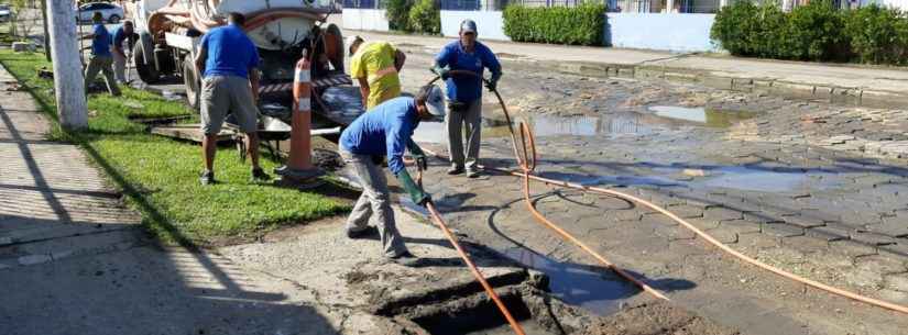 Megaoperação da Secretaria de Serviços Públicos é realizada no Porto Novo