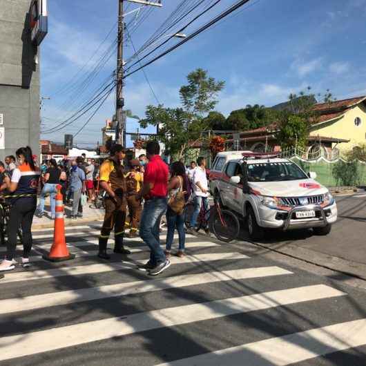 Defesa Civil de Caraguatatuba apoia controle de acesso à Caixa Econômica Federal