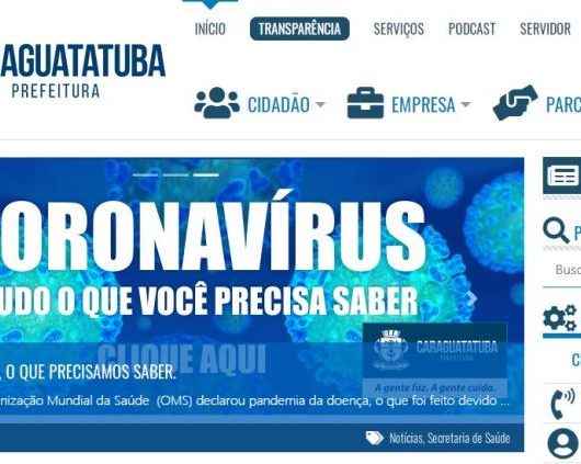 Site da Prefeitura de Caraguatatuba é alvo de hacker