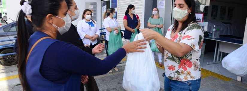 1,5 mil máscaras artesanais são entregues aos pacientes das Unidades Básicas de Saúde