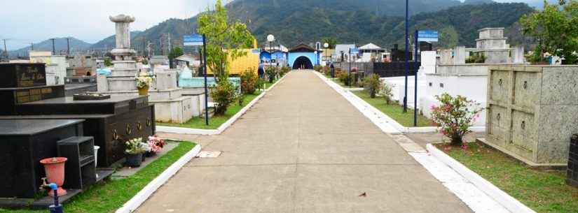 Cemitério Municipal de Caraguatatuba abre para visitação no Dias das Mães com regras de distanciamento social