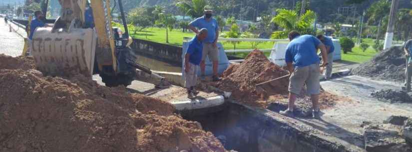 Sesep inicia obra para conter erosão na Avenida da Praia