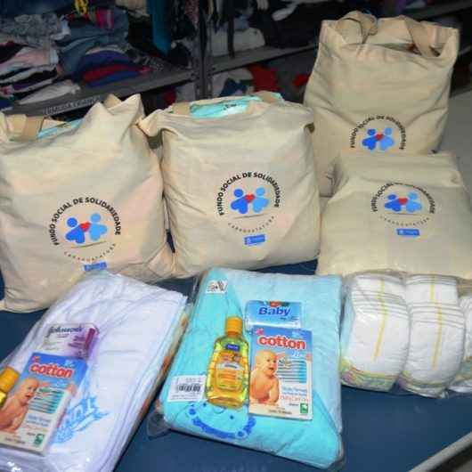 Fundo Social de Caraguatatuba continua com entrega de kit enxoval às gestantes mesmo durante pandemia